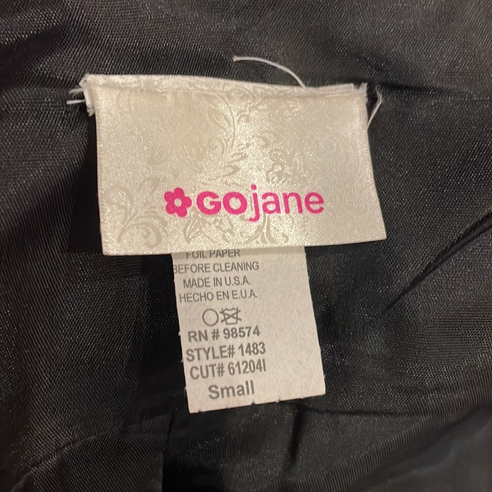 GO Jane A-line satin bridesmaid dress with beaded and sheer detail - Picture 8 of 9